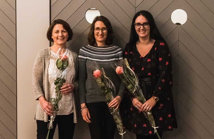 Sind aus dem Vorstand des Frauenbundes Sempach ausgetreten: (Von links) Monika Helfenstein, Corinne Nyffenegger und Monica Schiavini-Cerbo. (Foto zvg)