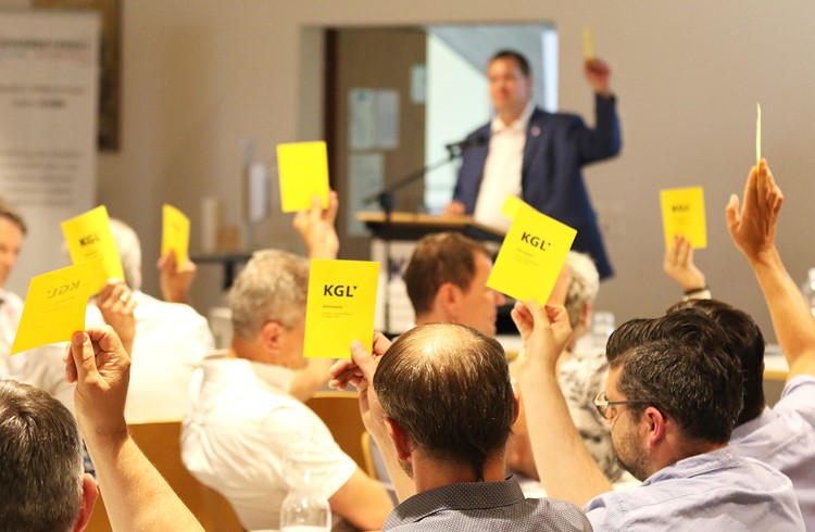 Abstimmung der Luzerner Gewerbekammer im BBZN in Hohenrain. (Foto apimedia)
