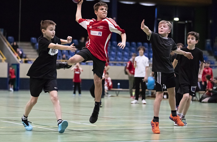Handballtrainings für Kinder sind in der Stadthalle Sursee wieder möglich. (Foto Manuel Arnold/Archiv)