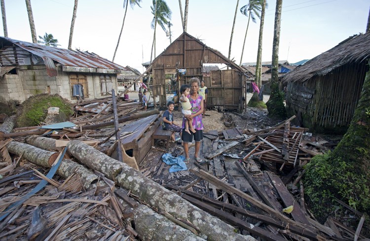 Der Taifun Sendong hat 2011 auf den Philippinen schwere Verwüstungen angerichtet. Schon 2013 kam mit «Haiyan» der nächste verheerende schwere Taifun. (Foto zvg)
