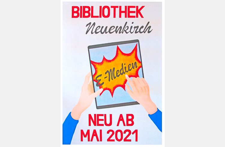 Neu können in der Bibliothek Neuenkirch auch elektronische Medien ausgeliehen werden. (Foto zvg)