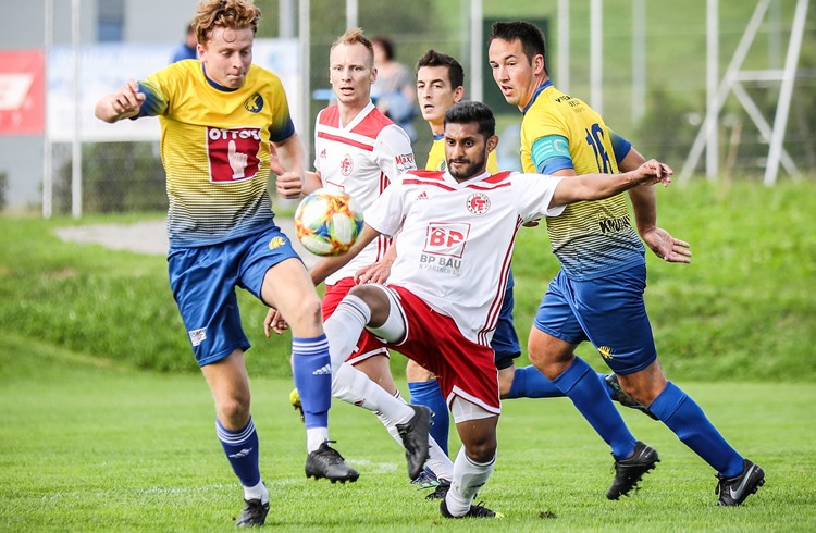 Am 24. August besiegte der FC Knutwil den FC Triengen auswärts mit 2:0. Der Sieg war am Ende entscheidend für den Aufstieg der Knutwiler. (Foto Manuel Arnold)