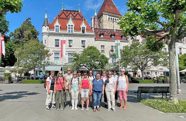 Die Aktiven Plus des Turnerinnenvereins STV Neuenkirch unternahmen einen Ausflug nach Lausanne. (Foto ZVG)