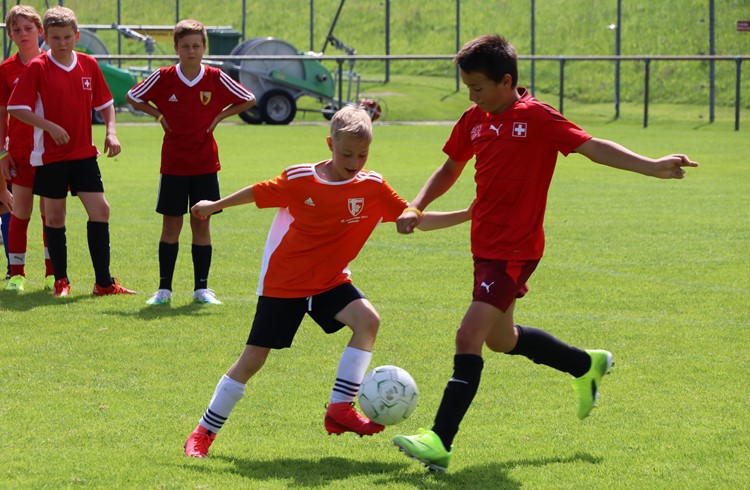 In acht Teams machen die Junioren des FC Sempach ihren Europameister im Lager in Waldstatt aus. (Foto zvg)