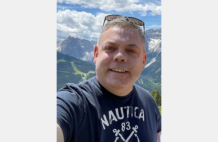 Nationalrat Franz Grüter verbringt seine Ferien gerne in den Bergen wie aktuell in Österreich an der deutschen Grenze. (Foto ZVG)