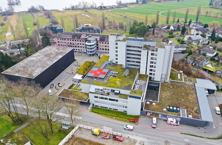 Das Luzerner Kantonsspital in Sursee Luks im Januar 2022. (Manuel Arnold)