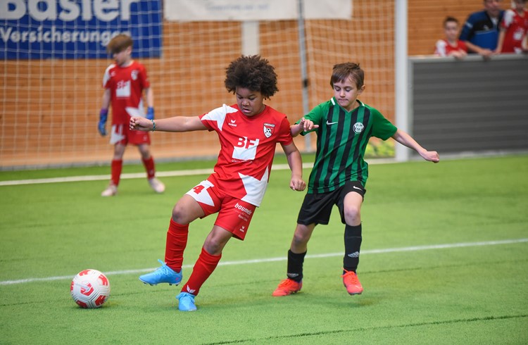 Der FC Nottwil war gleich mit mehreren Juniorenmannschaften zugegen.  (Foto Manuel Arnold)