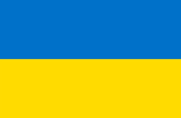 Die ukrainische Flagge. (Foto pixelio.de)