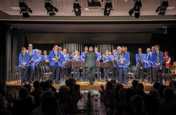 Die Musikgesellschaft Oberkirch holte den 1. Platz in der Kategorie Konzertvorträge, Brass Band 3. Klasse. (Foto Thomas Stillhart/Archiv)