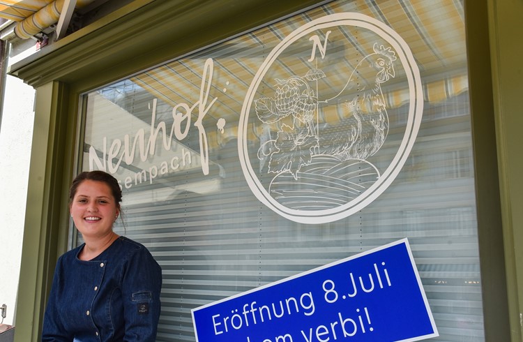 Isabel Gassmann übernimmt das Ladelokal der Christen Bäckerei im Städtli Sempach.  (Foto Franziska Haas)