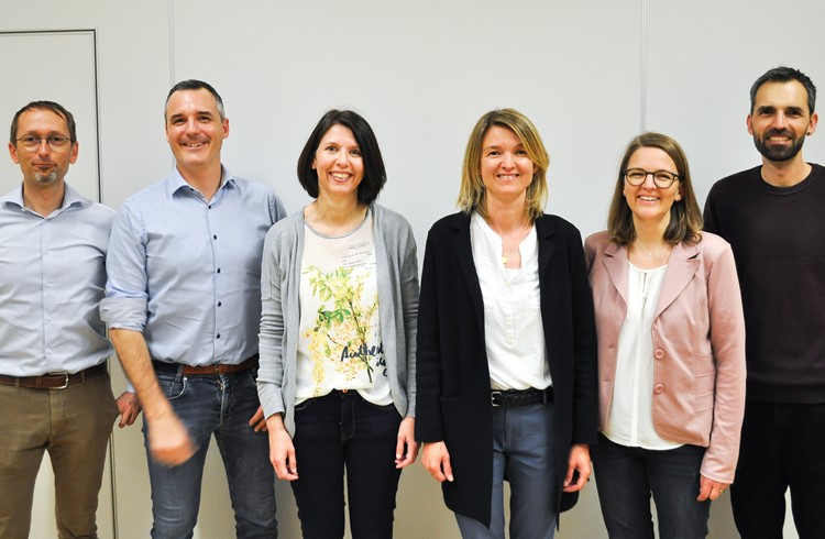Daniel Bättig, Samuel Schnyder, Susanne Kaufmann, Birgit Kurmann, Edith Felber-Wettstein und Beat Jost (von links) bilden den Vorstand des Vereins Kultur Nottwil. (Foto zVg)