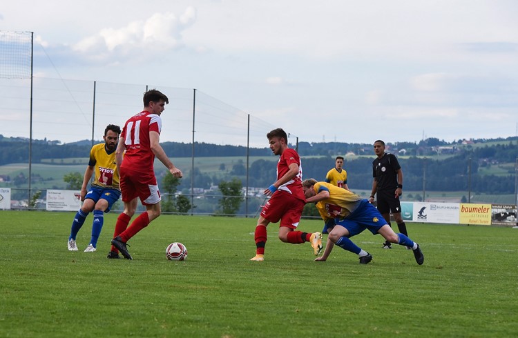 Der FC Nottwil spielt 2:2 gegen den FC Wauwil-Egolzwil. (Foto Franziska Haas/Archiv)