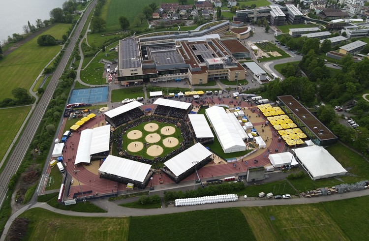 Die Arena in Nottwil fasste rund 7800 Personen. (Foto ZVG)