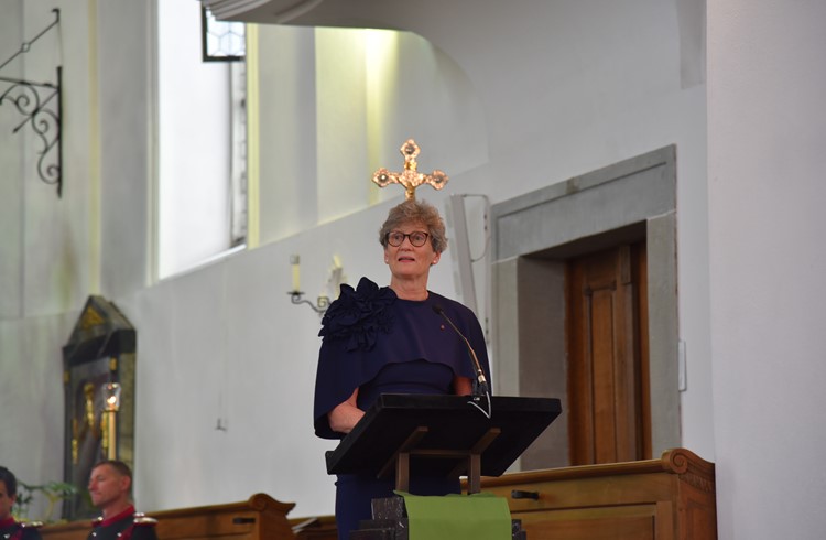 Prof. Dame Sarah Springman referierte über Grenzerfahrungen. (Foto Céline Estermann-Erni)