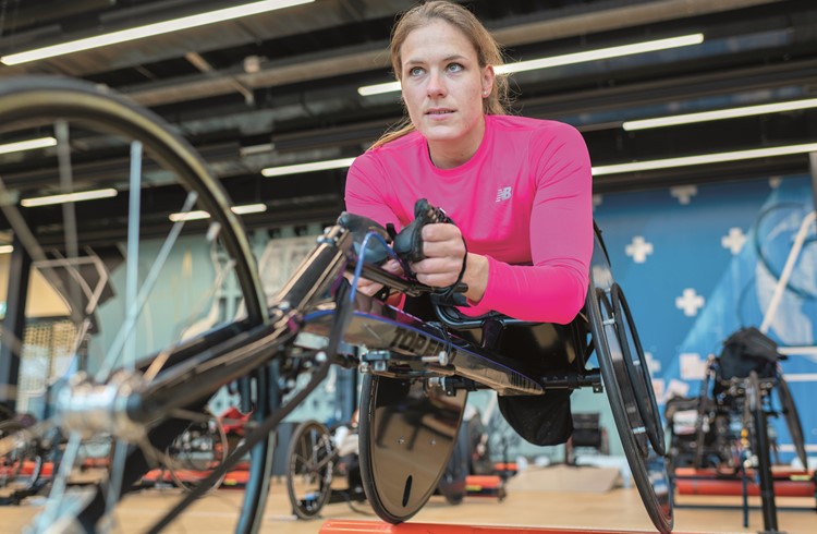 Catherine Debrunner richtet ihren Fokus auf weitere sportliche Erfolge im Rollstuhlsport. (Foto Tobias Lackner/Tobil Photography)