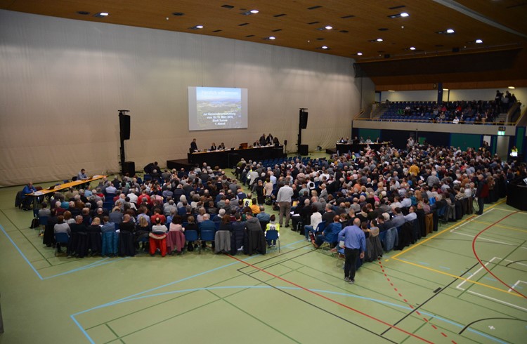 Ist die Gemeindeversammlung (wie hier im März 2019) auch in Zukunft noch das richtige demokratische System für Sursee?  (Foto Daniel Zumbühl/Archiv)