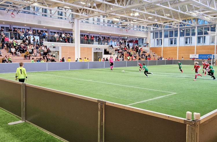 64 Teams nehmen am Wochenende an der Première der FC-Nottwil-CSS-Indoors teil. (Foto zVg/FC Nottwil)