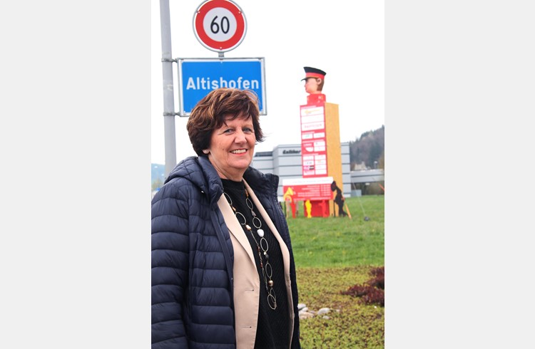 Die OK-Präsidentin Ida Glanzmann freut sich, wenn‘s endlich losgeht. (Foto Stefan Bossart, Willisauer Bote)