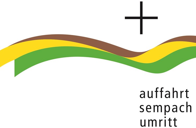 Neues Logo «Auffahrts-Umritt Sempach» - entworfen von Otto Emmenegger. (Illustration zVg)
